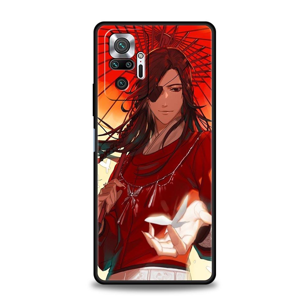 Heaven Official’s Blessing Phone Case For Xiaomi Redmi Note 12 5G 11 10 Pro 4G 10C 9S 9 8 7 9T 8T 9C 9A 8A K40 Gaming Soft Cover