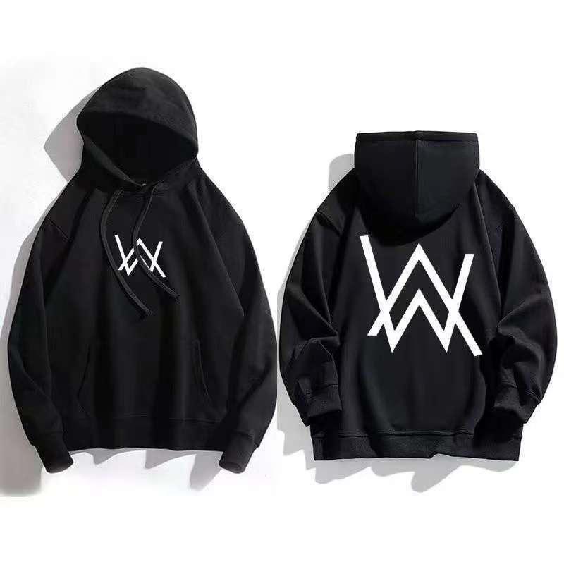 Alan Walker Men's Hooded Sweatshirt - Co-branded Electronic Music Style Jacket