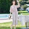 2026 Spring/Summer Women's Floral Print Short-Sleeve Two-Piece Casual Set