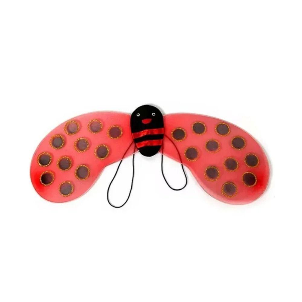 4 Adet/Takım Asa Cadılar Bayramı Giydirme Kanatları Cosplay Aksesuarı Kawaii Küçük Arı Kostümü Kız