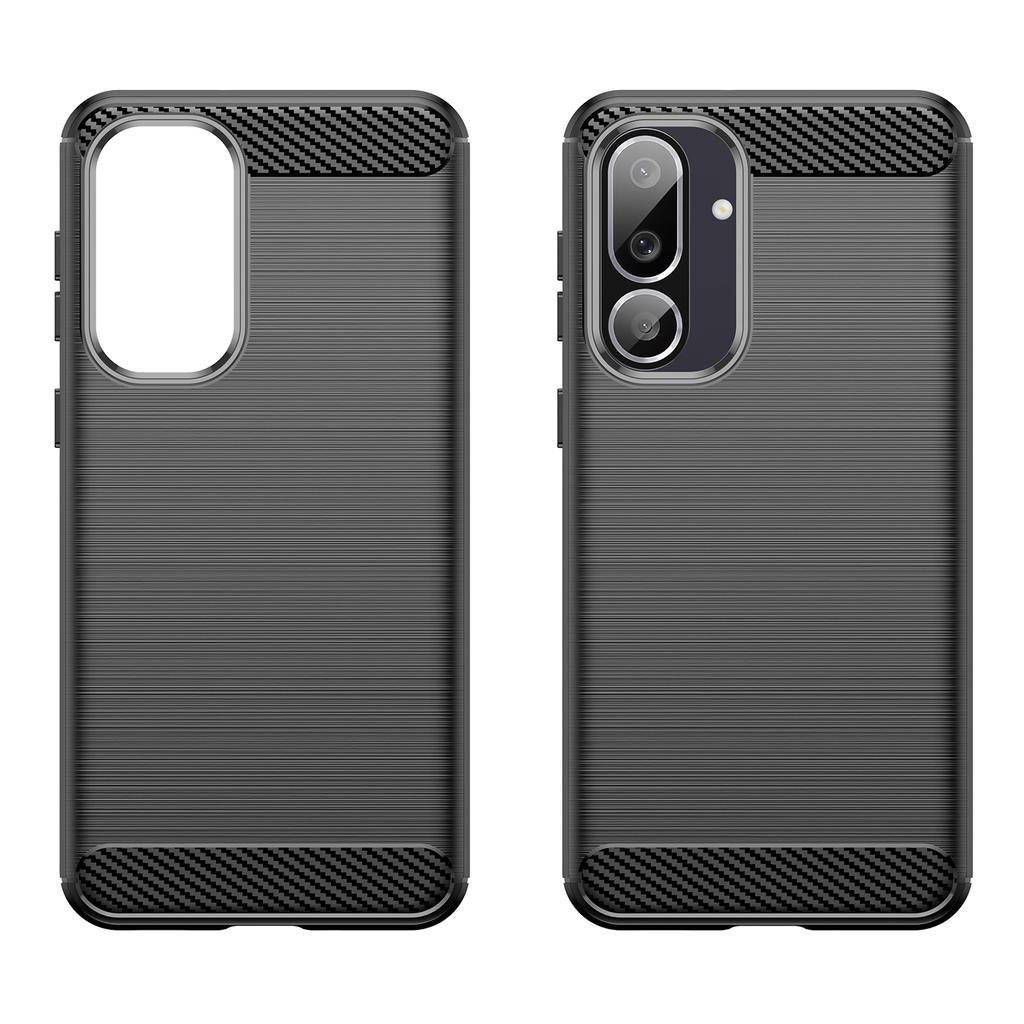 For Samsung Galaxy M56 5G/F56 5G Case Protective Phone Cover Carbon Fiber Texture Brushed