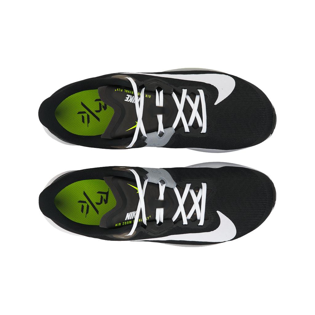 Nike Air Zoom Rival Fly 4 Black White Volt Men Sneakers Wolf-Grey FV6040-001