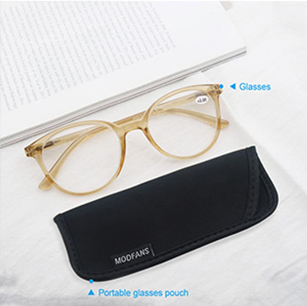 Women Round Retro Reading Glasses Oversized Vintage Reaaders Frame Spring Hinge Presbyopic Diopter
