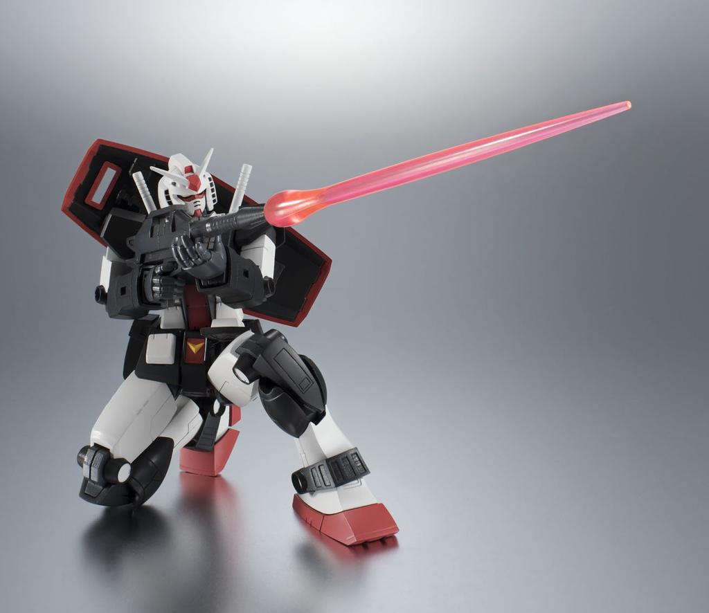 TAMASHII NATIONS ROBOT Spirits Mobile Suit Gundam Prototyp Gundam 125mm malowana ruchoma figurka [SIDE MS] RX-78-1 wer.. ANIME. Około. ABS i PCV