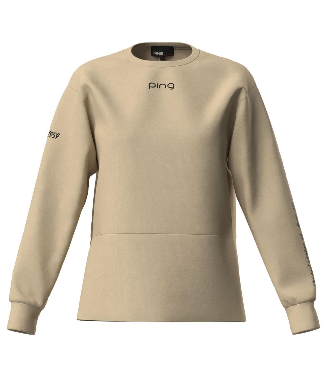 

Crew Neck Sweatshirt Golf S [Pin Apparel] Women s (Set-up Compatible) / / 622-4262804 040_Beige