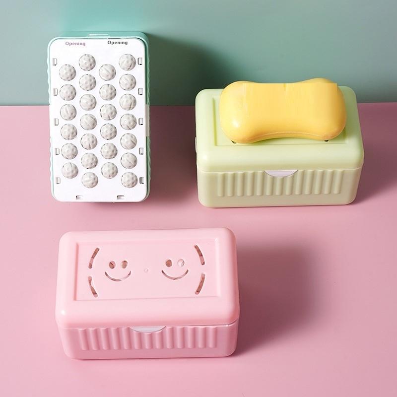 1 Stück Multifunktionale Seifenblasenbox mit Rolle für Zuhause Badezimmer Küchenarbeitsplatte Seifenhalter