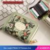 European & American Retro Oil Painting Women's Multi-Card Slot Holder - Large Capacity Card & Document Organizer