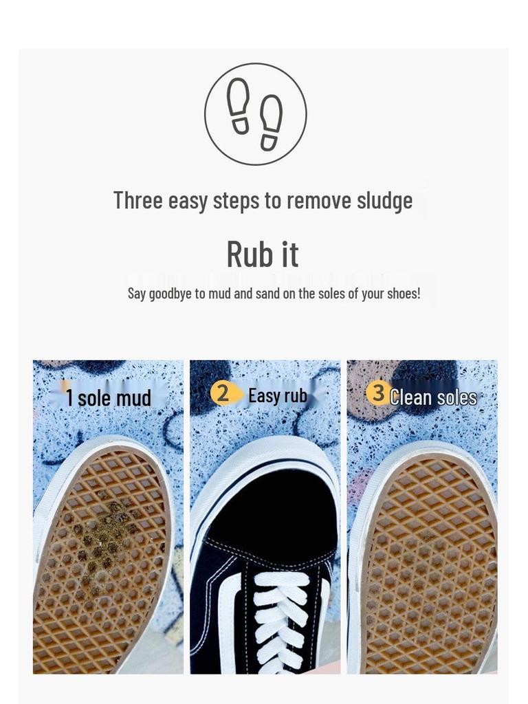 Cartoon Loop Pile Dust-Resistant Entrance Mat: Wear-Resistant, Easy-Clean Door Scraper for Household Use