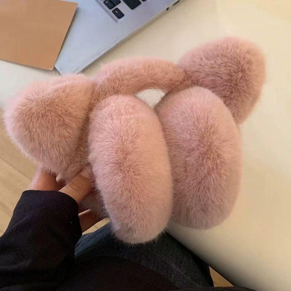 Foldable Warm Earflaps Windproof Cold-proof Ear Mask Kawaii Cat Earmuffs  Outdoors Activities