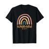 Huunisex Kind Be Both Equality Kindness Huunisexkind Retro Rainbow T Shirt Vintage Slightly Stretched Top For Everyday Wear