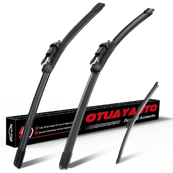 OTUAYAUTO 22"+22" Windshield Wiper Blades Replacement for Chevrolet Silverado 1500 2500 3500 1999-2006 2019-2024 Front Window Wiper Fit Factory