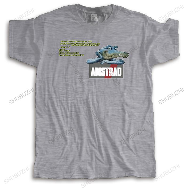 

мужская летняя модная хлопковая футболка Amstrad croco заставка белый хип-хоп принт футболки унисекс женская футболка европейский размер 4XL