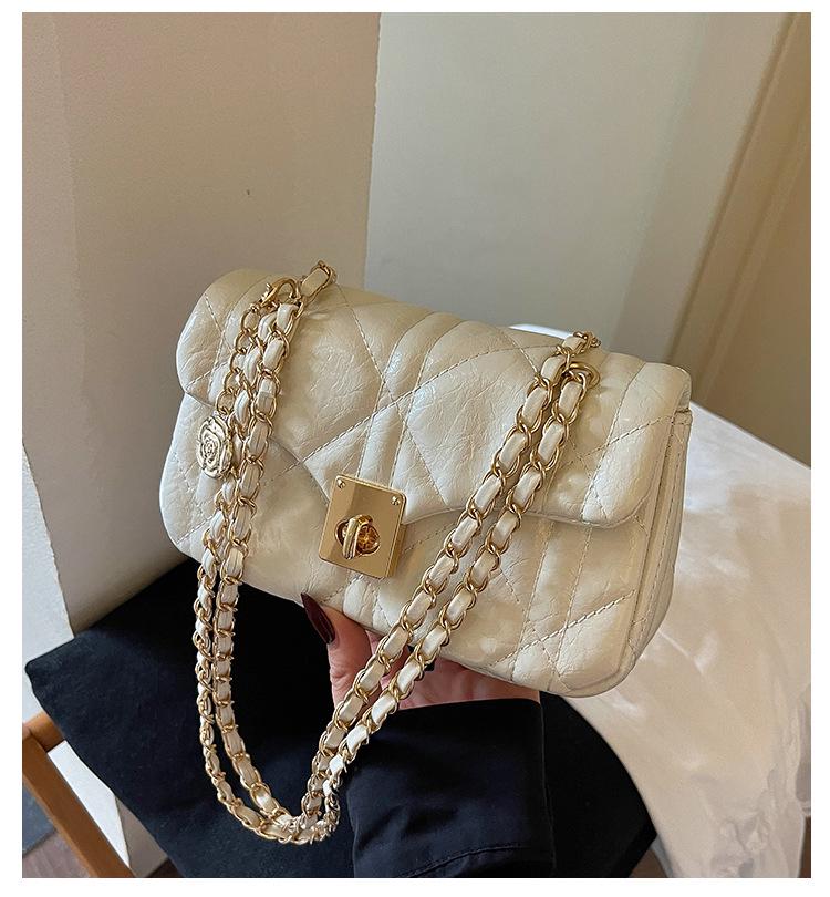 Women's 2026 Summer Korean Style Chain Small Crossbody Bag