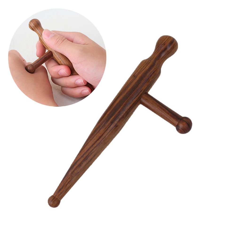 Massage Stick Reflexology Tool for Foot and Body Wooden Acupressure Therapy Deep Tissue Relaxation Home Spa Device