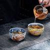 Ceramic Filigree Enamel Master Large Capacity Kung Fu Retro Palace Style Single Bowl Gift Tea Cup