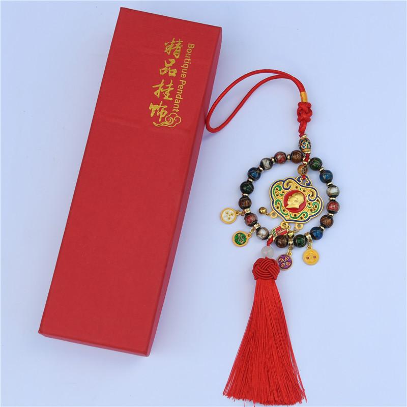 Chairman Mao s car pendant, interior copper alloy pendant, car mounted great man pendant, Mao Zedong pendant