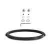 Motorcycles Lighting Accent Accessory: 5-3/4" LED Headlight Trim Rings Modification Headlamp Bezel Trims