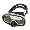 Diving Goggles Silicone Waterproof Tempered Glass Lens Underwater Goggles for Snorkeling Swimming