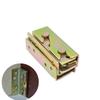 1 Set (4pcs) Bed Hinged Wood Board Connector Fixed Heavy Metal Cabinet Hinge for Bed Fixed Corner Hardware Furniture Accessories