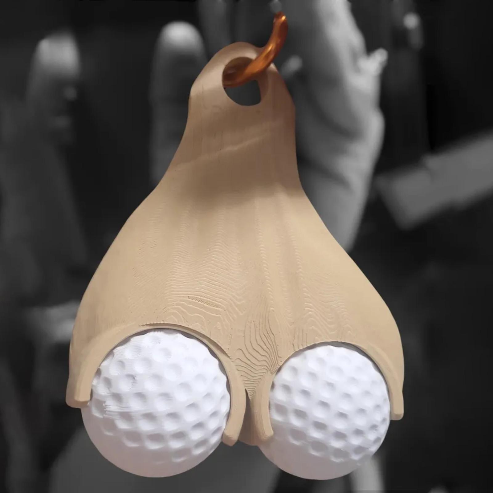 

Golf Stent, 3D Printed Realistic Golf Stent, Golf Bag, Portable Ball Bag One Size