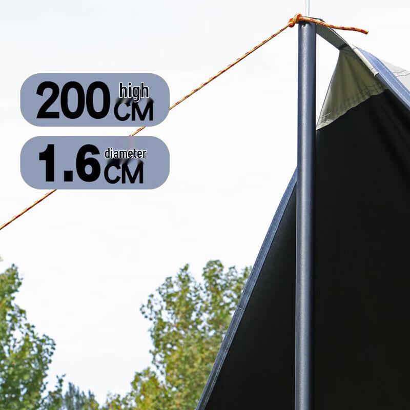 Luyouyou Outdoor Black Vinyl Sunshade Canopy