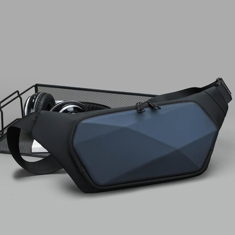Waterproof Wear-resistant Men's Bag High-end Minimalist Waist Bag Travel and Shopping Mini Shoulder Bag