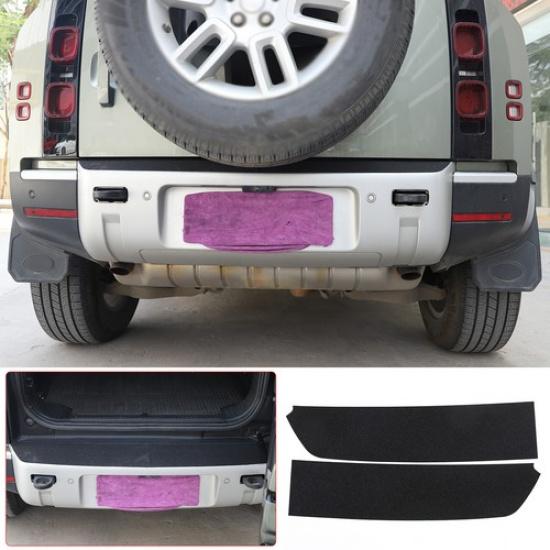 Schwarze PVC Kofferraum Außen Schutzblech Aufkleber Für Land Rover Defender -23