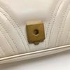 [Occasion] Sac bandoulière GG Marmont matelassé logo doré à chaîne Petit - Excellent #1V34W91