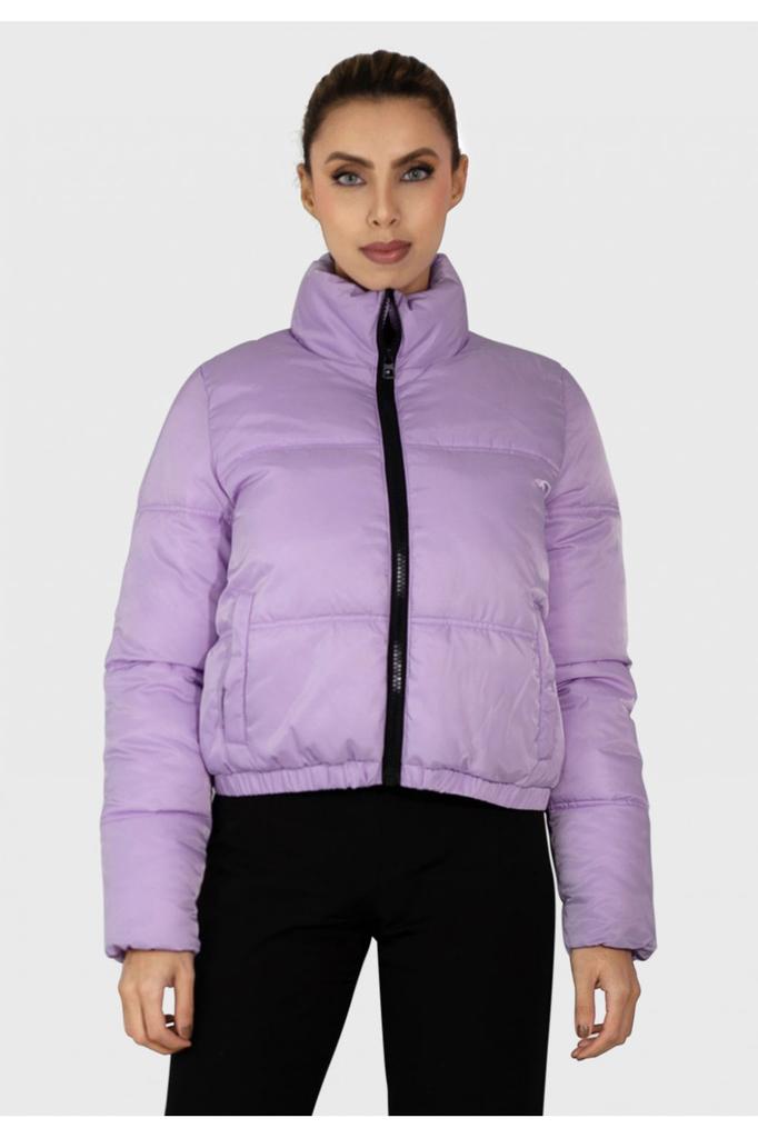 puffy purple jacket