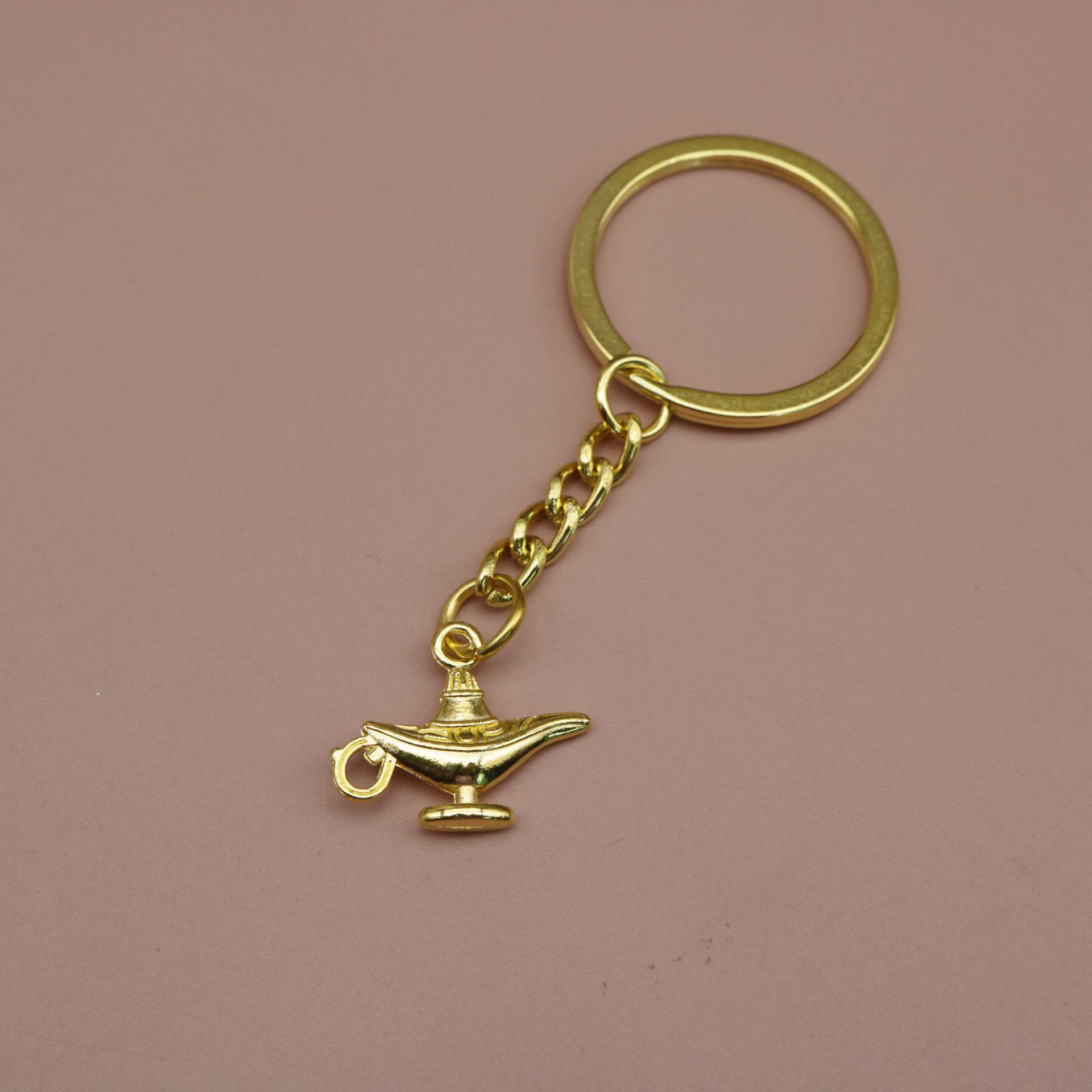 Aladdin s Magic Lamp Keychain Pendant: Hot Selling Foreign Trade Jewelry
