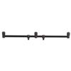 Durable Aluminum Alloy Fishing Rod Buzz Bar 40cm 3 Head Fishing Crossbar Bracket Fishing Rod Holder Fishing Rod Alarm