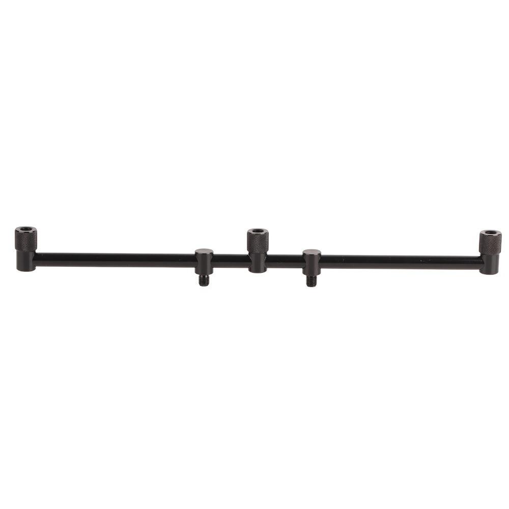 Durable Aluminum Alloy Fishing Rod Buzz Bar 40cm 3 Head Fishing Crossbar Bracket Fishing Rod Holder Fishing Rod Alarm