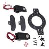 Carbon Fiber Aluminum Alloy Shift Paddles RC Game Simulation Steering Wheel Magnetic Paddles with 70mm Mount for 923