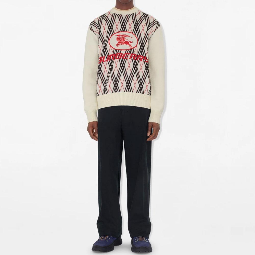 Burberry Argyle Check Crewneck Jumper 81105541