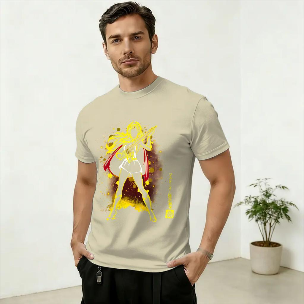 HHe Unisexs The She Style T Shirt Beach Pure Cotton TShirts For Unisex Hip Hop Casual Tee Shirt Short Sleeves Y2K Retro Tops