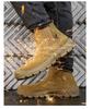 Men's Fire-Resistant Steel Toe Work Shoes - Anti-Smash, Anti-Piercing, Anti-Scald, Comfortable and Safe.