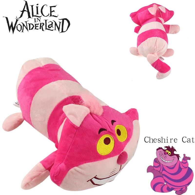 Cheshire Cat Plush Toy From Alice's Adventure In Wonderland Soft And Cuddly Pink Kitten