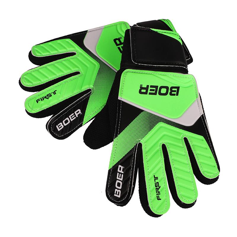 Full Finger Goalie Gloves Kids Boys Girls Rubber Anti Slip Wrist Wrap Soccer Football Apparel Accessories For Goalkeeper