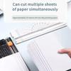 Double Sided Cutting A4 Paper Cutter Small Mini Paper Cutter Student Hand Made Ledger Cutting Photo