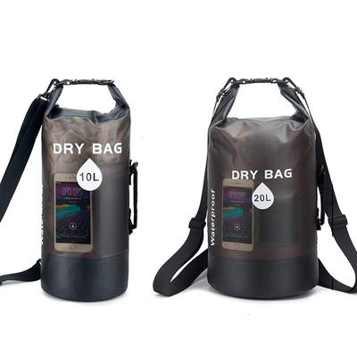 Outdoor Dry Bag Beach Bag, Waterproof Bucket Bag, Transparent Pvc Waterproof Bucket Bag, Drifting Waterproof Bag Swimming Bag