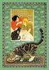 APPLEONE Jigsaw Puzzle Teatime 108 Pieces X Cm Cold Foil Printing Made In Japan Ivory Cats Cat 108-096 Tabby's 25.7 18.2