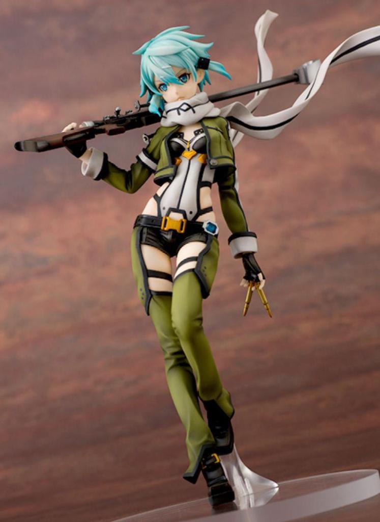 [USED] Aquamarine Sword Art Online II Sinon 1/7 Scale Complete Figure