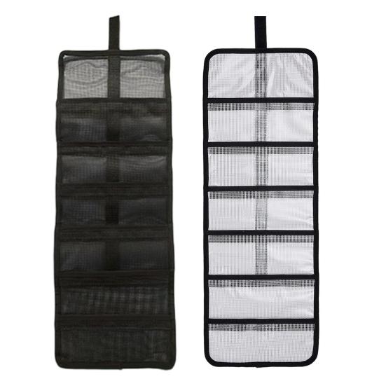 Roll-up Fishing Lure Storage Bag Waterproof PVC Multi-Pocket Fishing Bait Hook Accessories Organizer Pouch Fishing Enthusiasts Gift