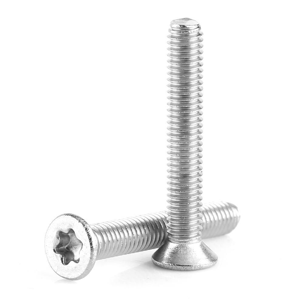 M3 Star Screws Countersunk Flat Head Screws Pack of 50pcs (M3*6)