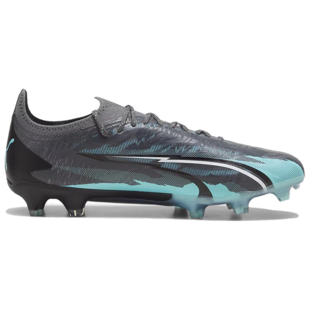Puma Ultra Ultimate AG Artificial Ground FG Firm Ground Abrasion Resistant Soccer Shoes Men's Gray Blue 107827-01