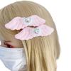 Plush Wing Hair Pin Teen Adult Carnivals Ponytail Braids Comfortable Hair Clip