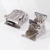 Modern 90 Degree Folding Metal Hinges Zinc-Colored Steel Furniture Leg Hinges for Living Room Bedroom Dining Gym Kitchen