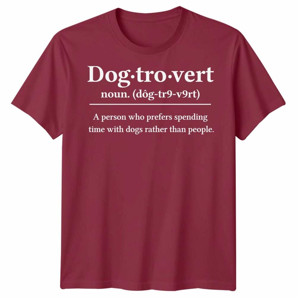 Dogtrovert Definition Shirt Dog Lover Apparel For Unisex Unisex