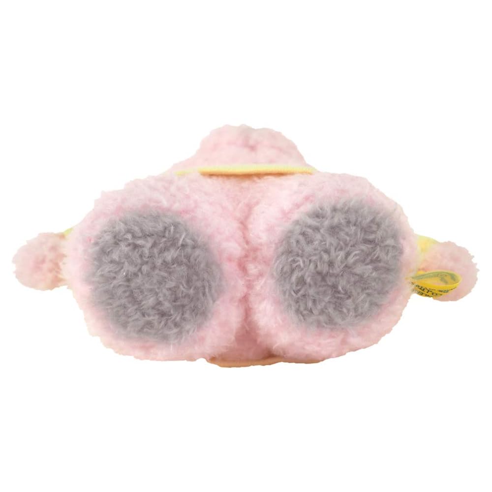 Sun Lemon Fuwafuwa Tatton Birthday Bear Pink S 11.18x6.86x15.49cm Plush Toy Animal