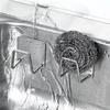 1/2/5/10pcs Stainless Steel Sink Sponge Rack For Sponge Steel Wire Ball Draining Paste The Inner Wall Of The Sink Kitchen